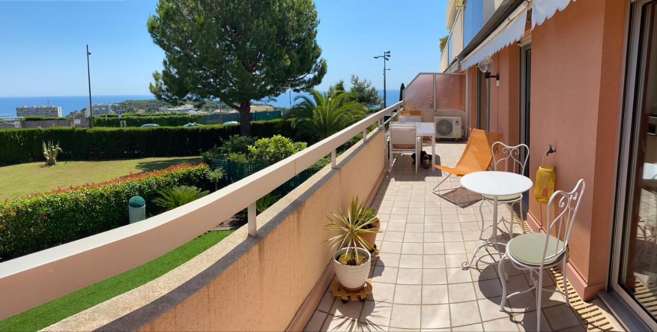 Superbe 2P Vue Mer, Ensoleille, Piscine Roquebrune-Cap-Martin Exterior photo